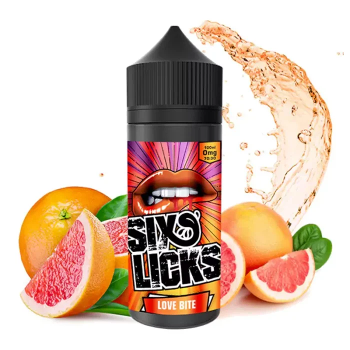 six licks love bite