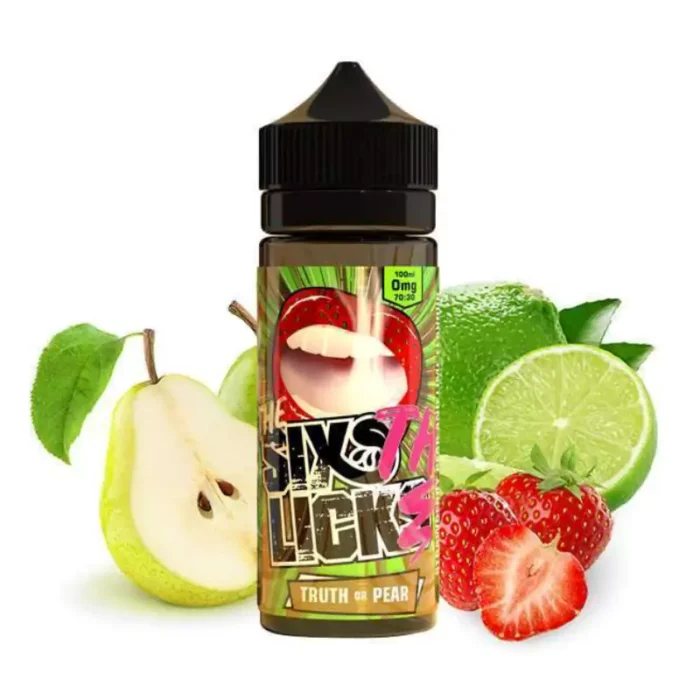 six licks truth or pear