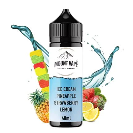 Mount Vape Ice Cream Pineapple Strawberry Lemon