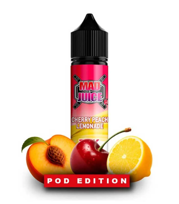 mad-juice-pod-edition-cherry-peach-lemonade-12ml-60ml-lemonada-rodakino-kerasi-pagos-flavour-shots-1 mad juice cherry peach lemonade